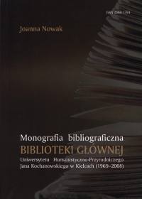 Okładka Monografii bibliograficznej Biblioteki Głównej