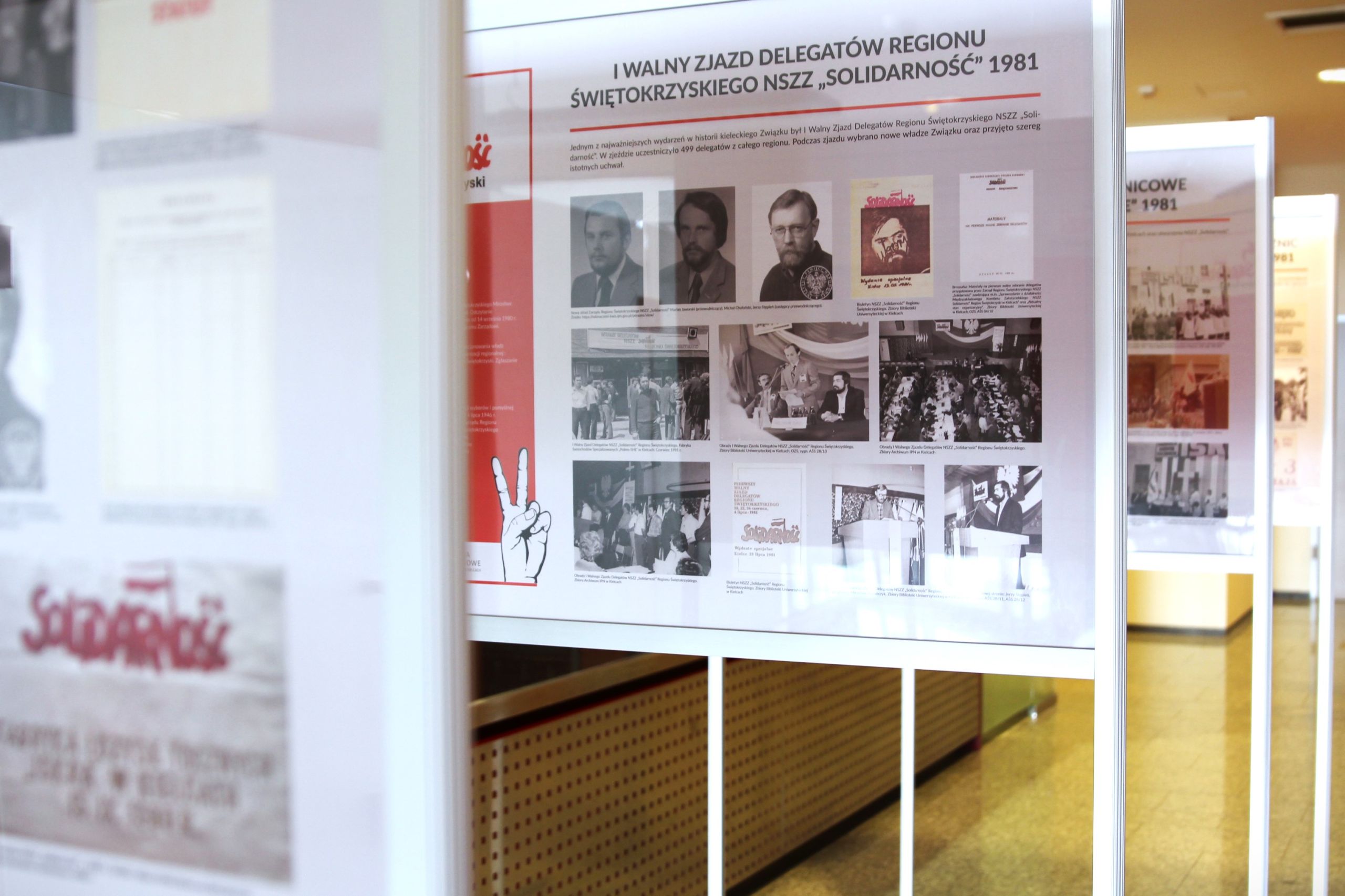 Wystawa „Solidarność Świętokrzyska w latach 1980–1981” w Bibliotece