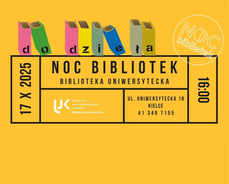 Zaproszenie na Noc Bibliotek 2025