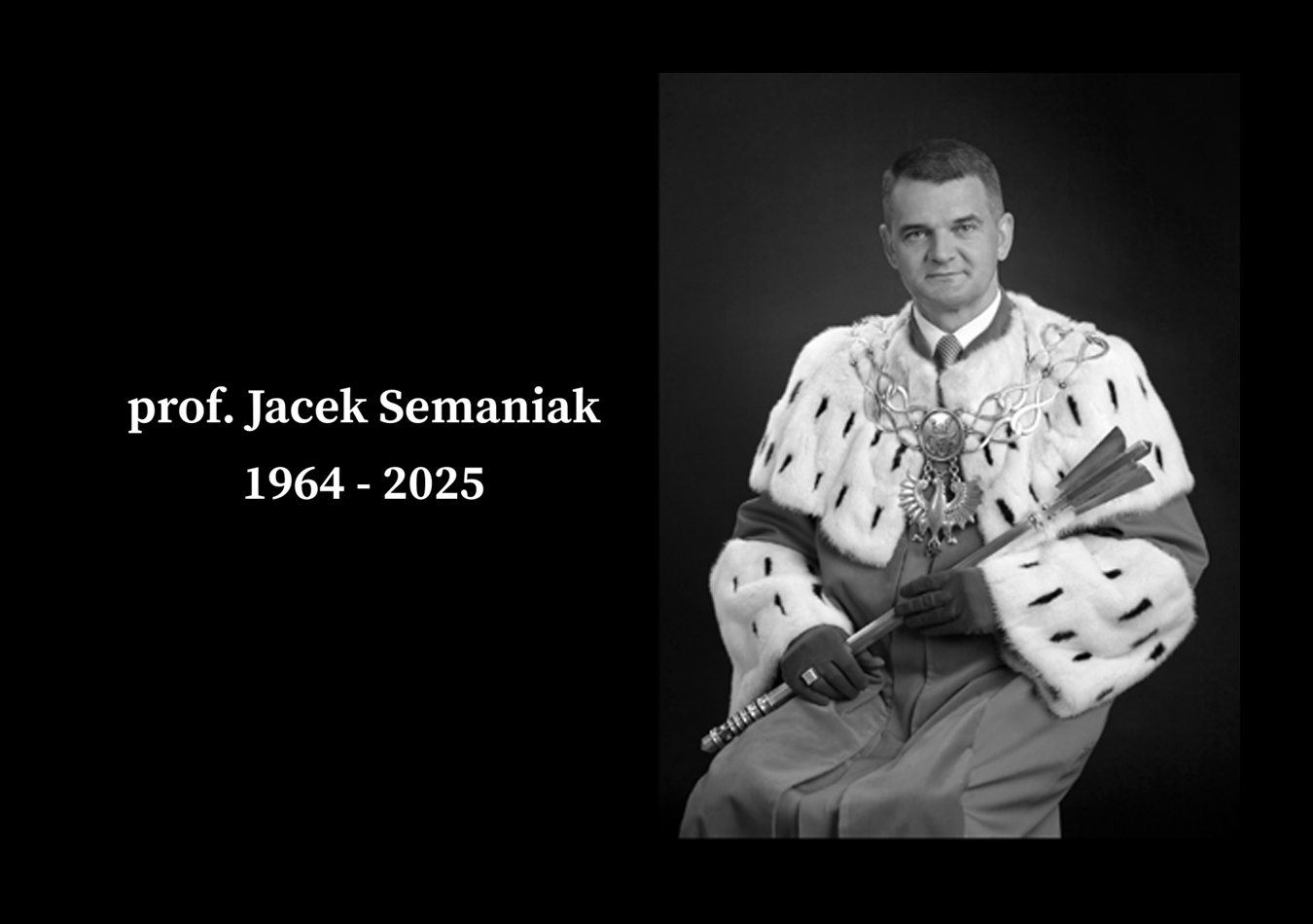 Zmarł prof. Jacek Semaniak